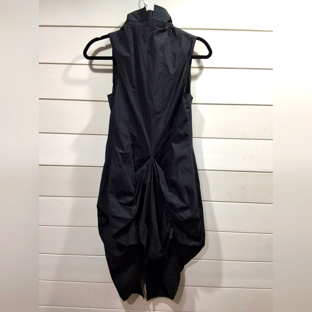 All Saints trench rouched train vest grunge